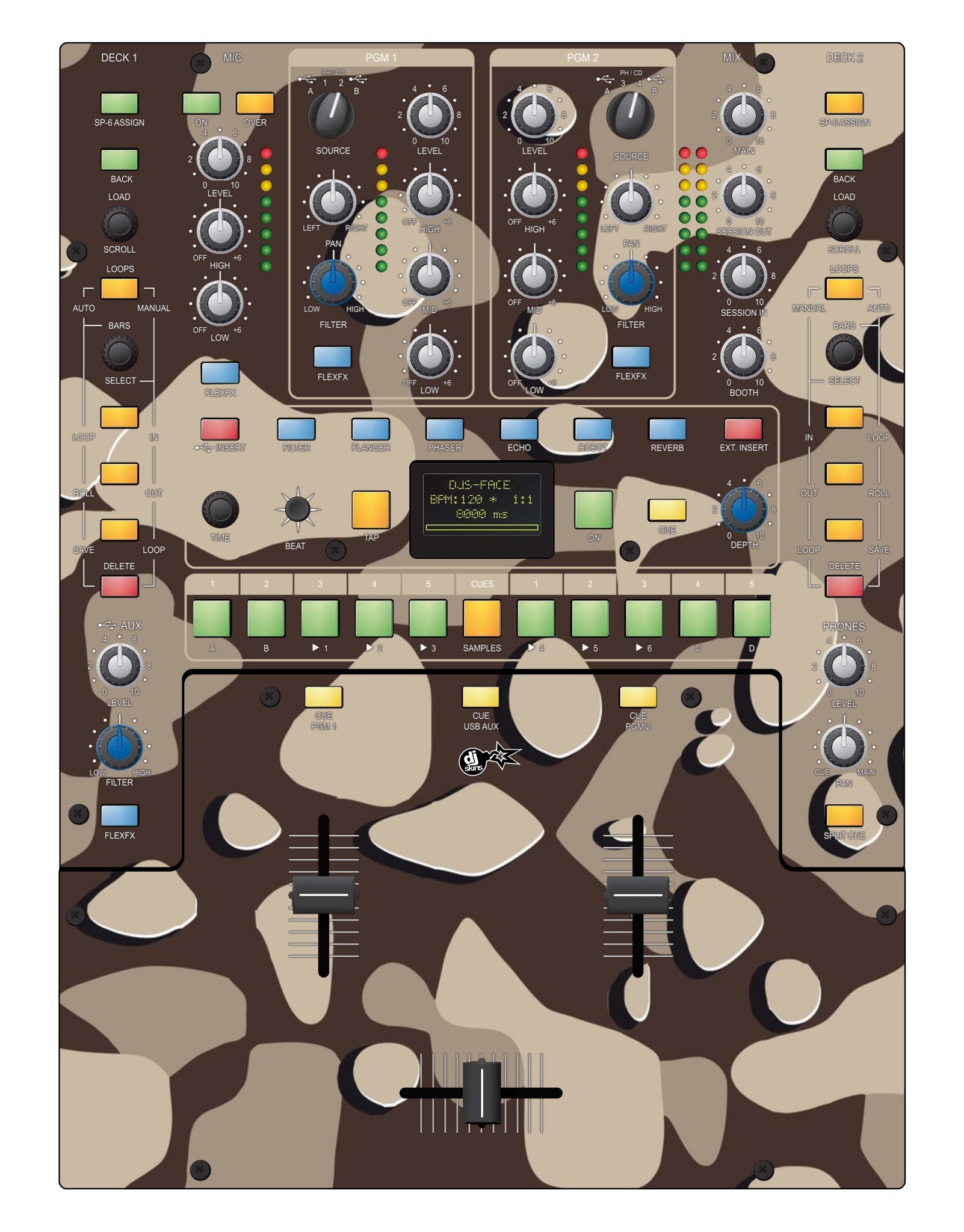 Rane 62 Skin Camo Desert