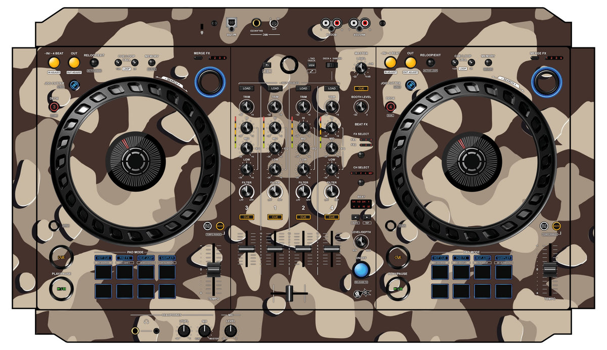 DJ Skins® Pioneer DJ DDJ FLX6 Skin Camo Desert