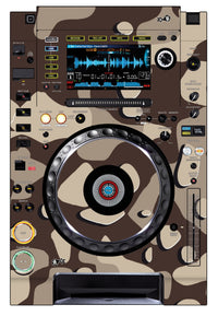 Pioneer DJ CDJ 2000 NEXUS Skin Camo Desert