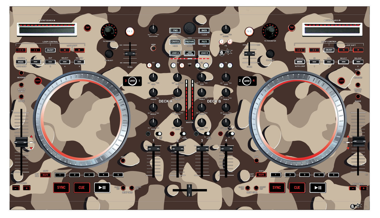 Numark NS 6 Skin Camo Desert