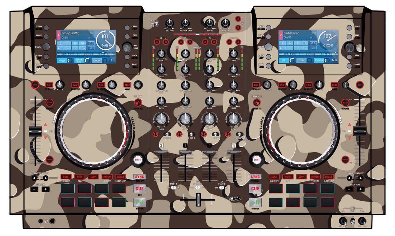 Numark NV 2 Skin Camo Desert