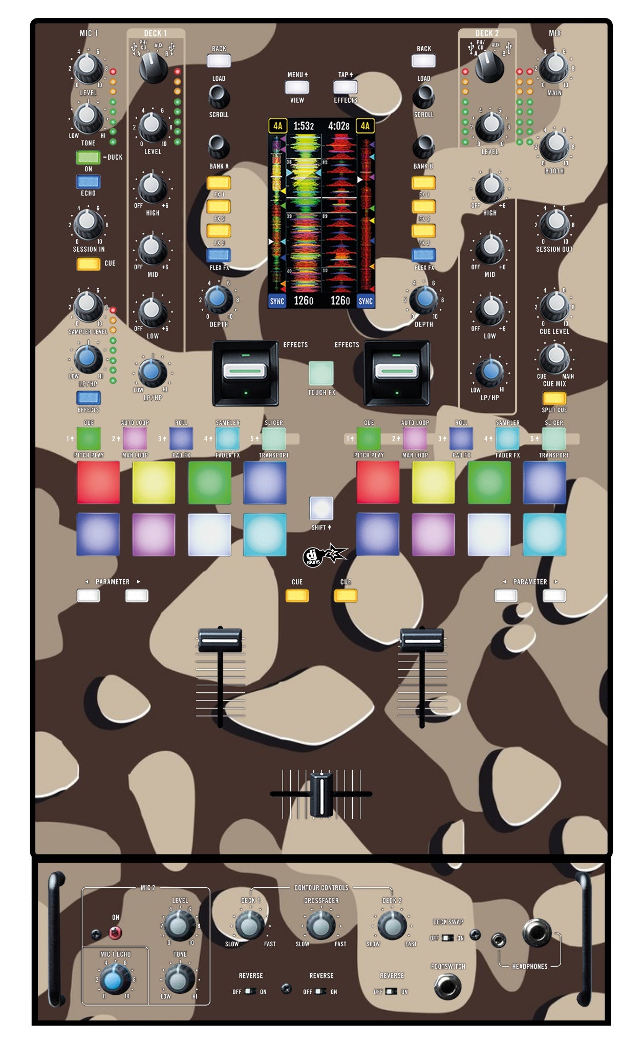 Rane 72 Skin Camo Desert