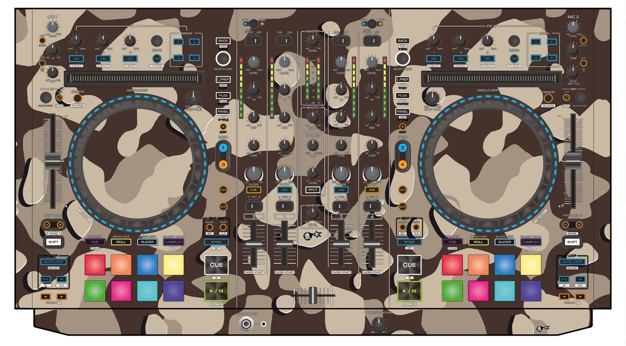 Denon DJ MC 7000 Skin Camo Desert