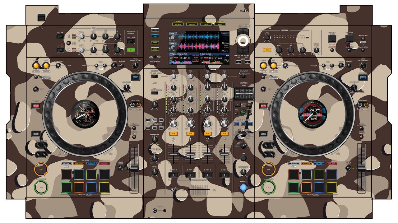 Pioneer DJ XDJ XZ Skin Camo Desert