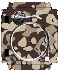 Technics 1200 / 1210 MK2 VERTICAL Skin Camo Desert