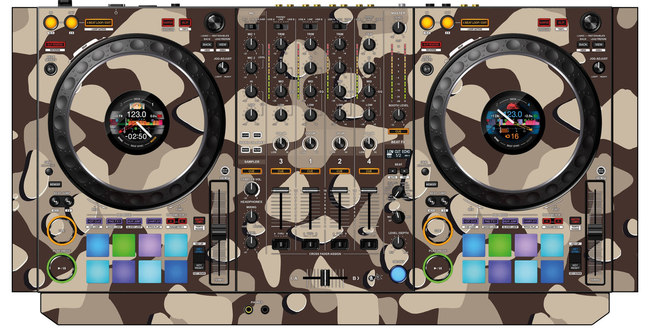 Pioneer DJ DDJ 1000 SRT Skin Camo Desert