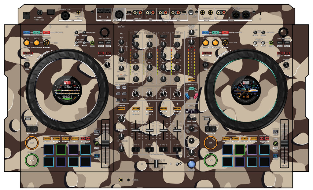 Pioneer DJ DDJ FLX10 Skin Camo Desert