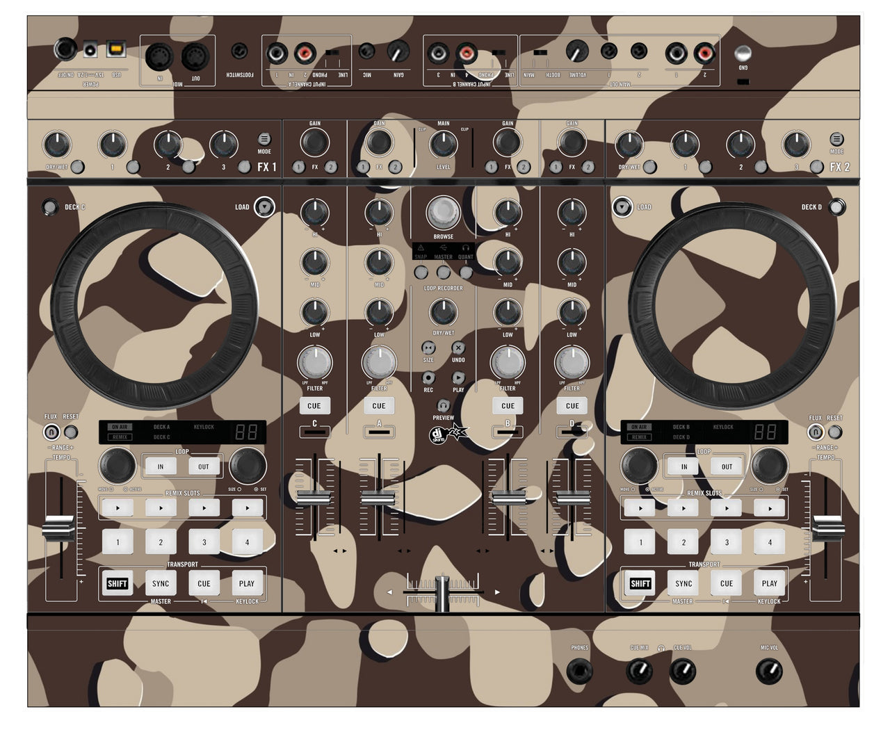 Native Instruments S4 MK2 Skin Camo Desert