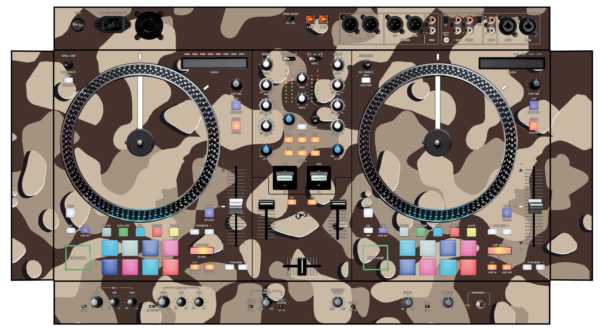 Rane ONE Skin Camo Desert