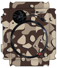 Technics 1200 / 1210 MK7 VERTICAL Skin Camo Desert