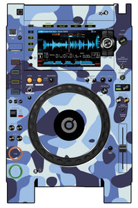 Pioneer DJ CDJ 2000 NEXUS 2 Skin Camo Navy