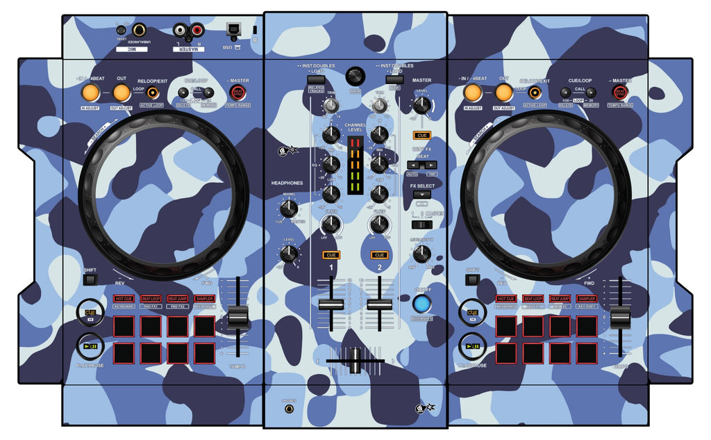 Pioneer DJ DDJ 400 Skin Camo Navy