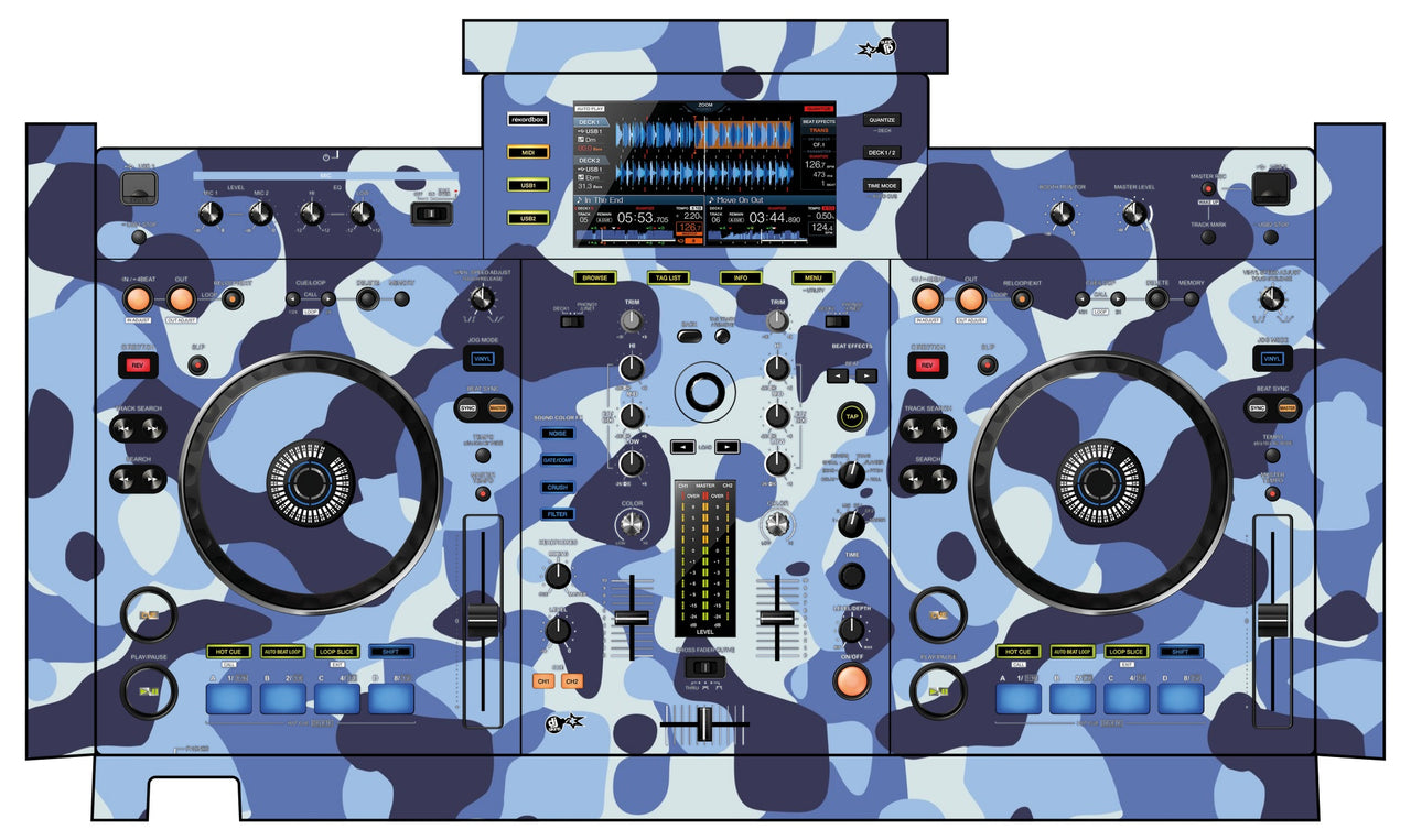 Pioneer DJ XDJ RX Skin Camo Navy