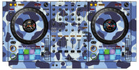 Pioneer DJ DDJ 1000 Skin Camo Navy