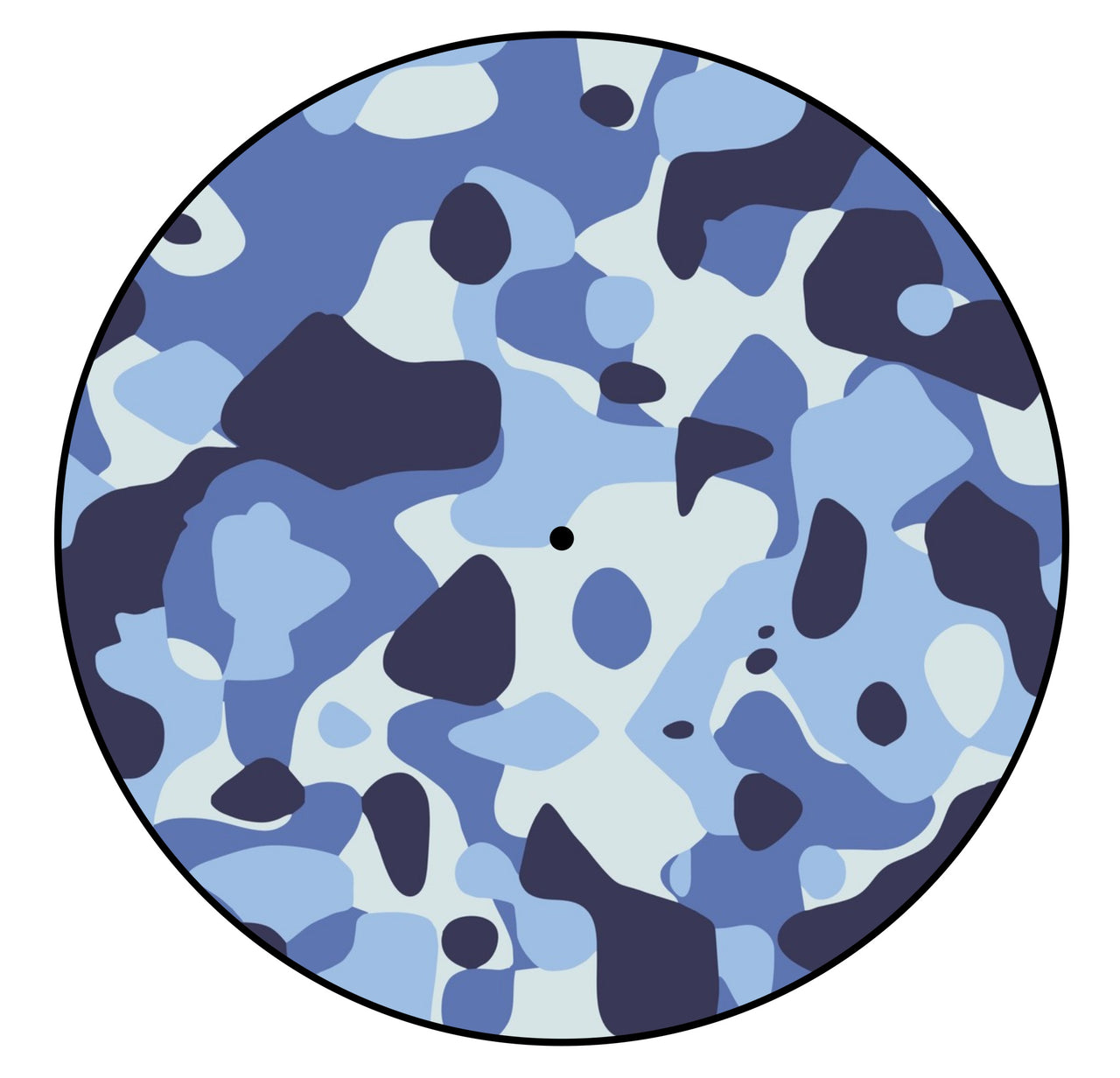 Universal Slipmat 12 Inch Skin Camo Navy