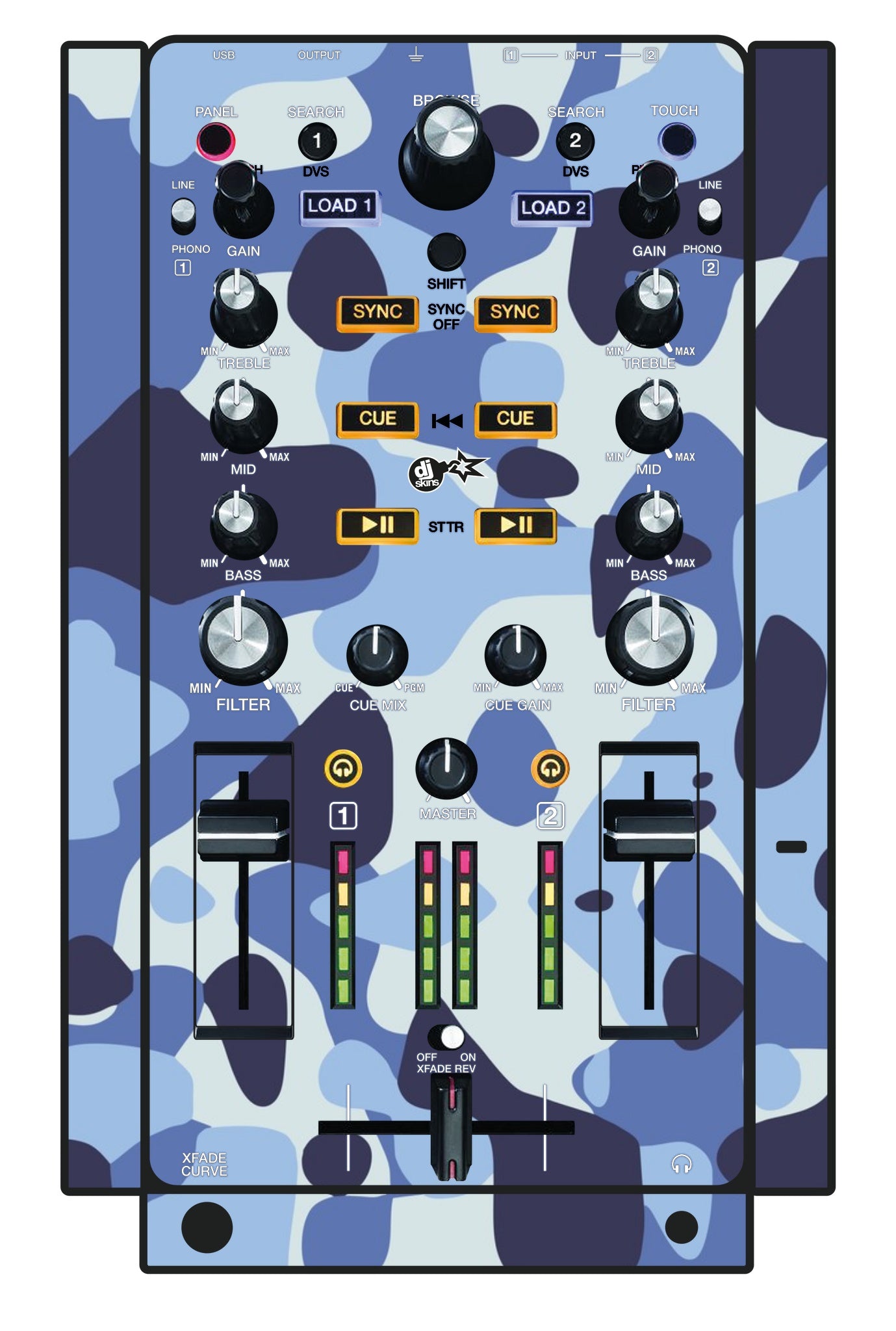 Akai Pro AMX Skin Camo Navy