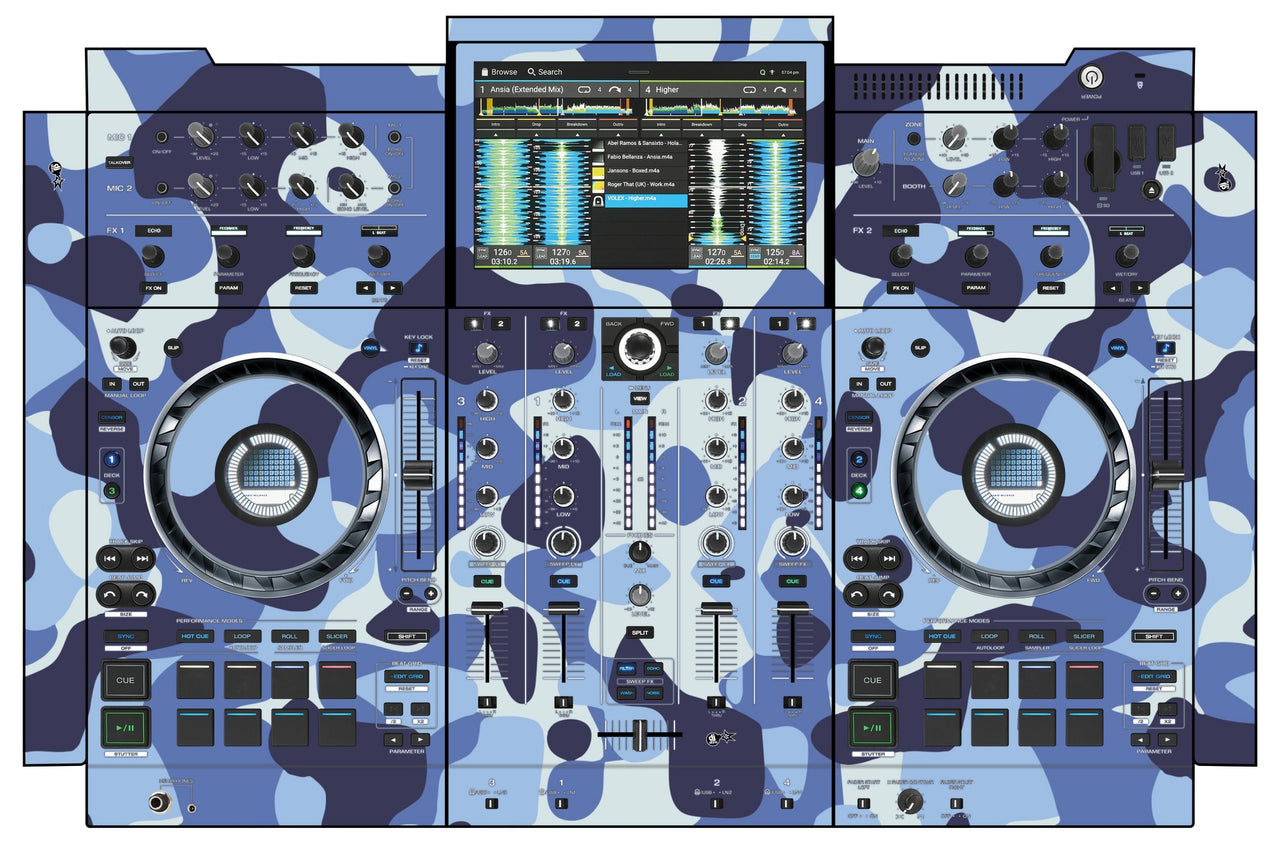 Denon DJ PRIME 4+ Skin Camo Navy