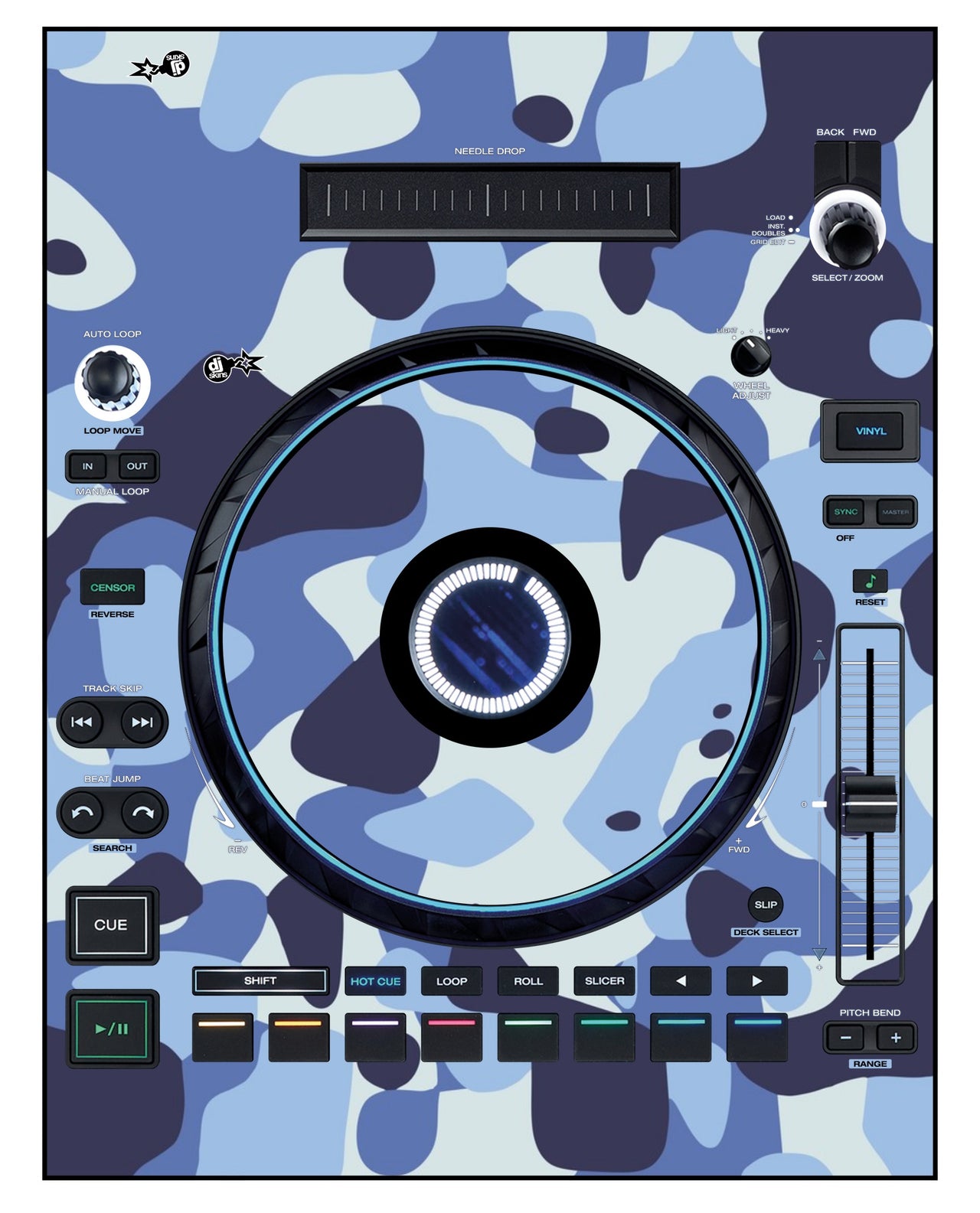 Denon DJ LC 6000 Skin Camo Navy