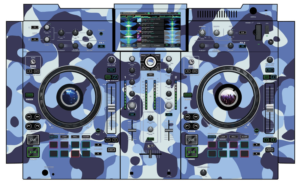 Denon DJ PRIME 2 Skin Camo Navy