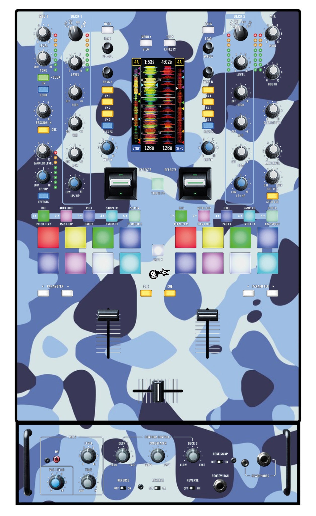 Rane 72 Skin Camo Navy
