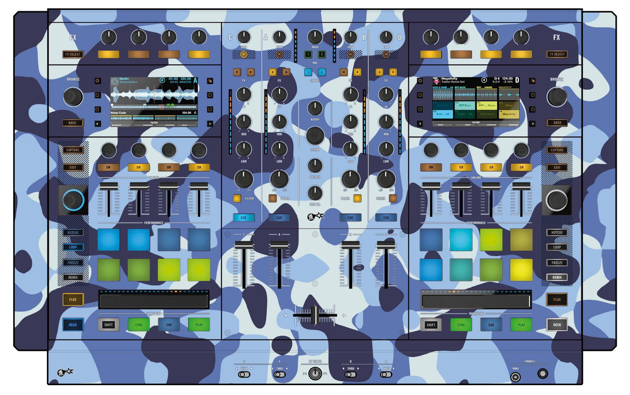 Native Instruments S8 Skin Camo Navy