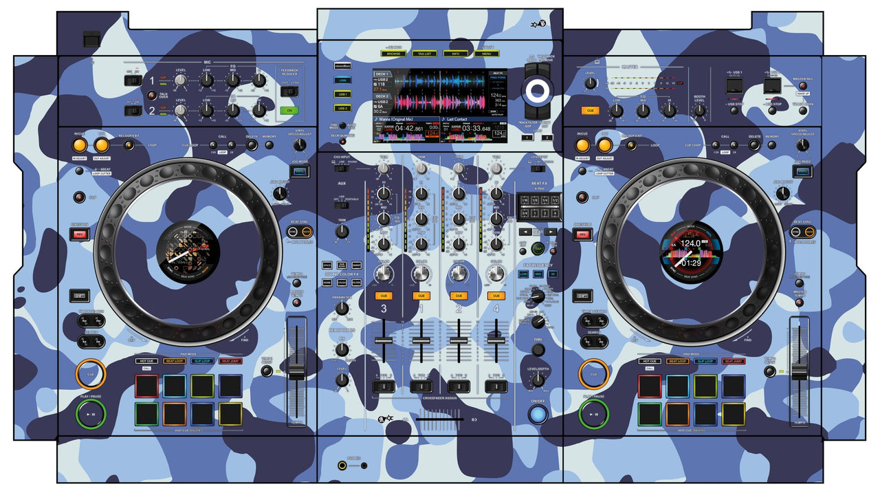 Pioneer DJ XDJ XZ Skin Camo Navy