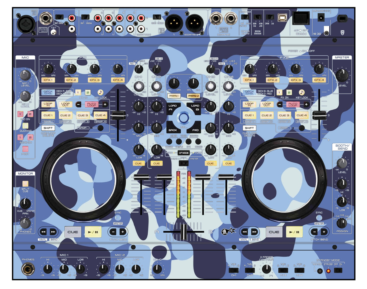 Denon DJ MC 6000 Skin Camo Navy