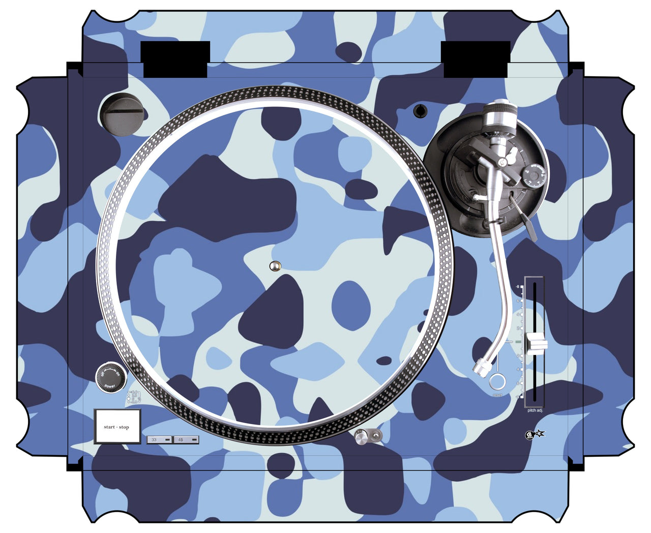 Technics 1200 / 1210 MK5 Skin Camo Navy