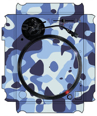Technics 1200 / 1210 MK7 VERTICAL Skin Camo Navy