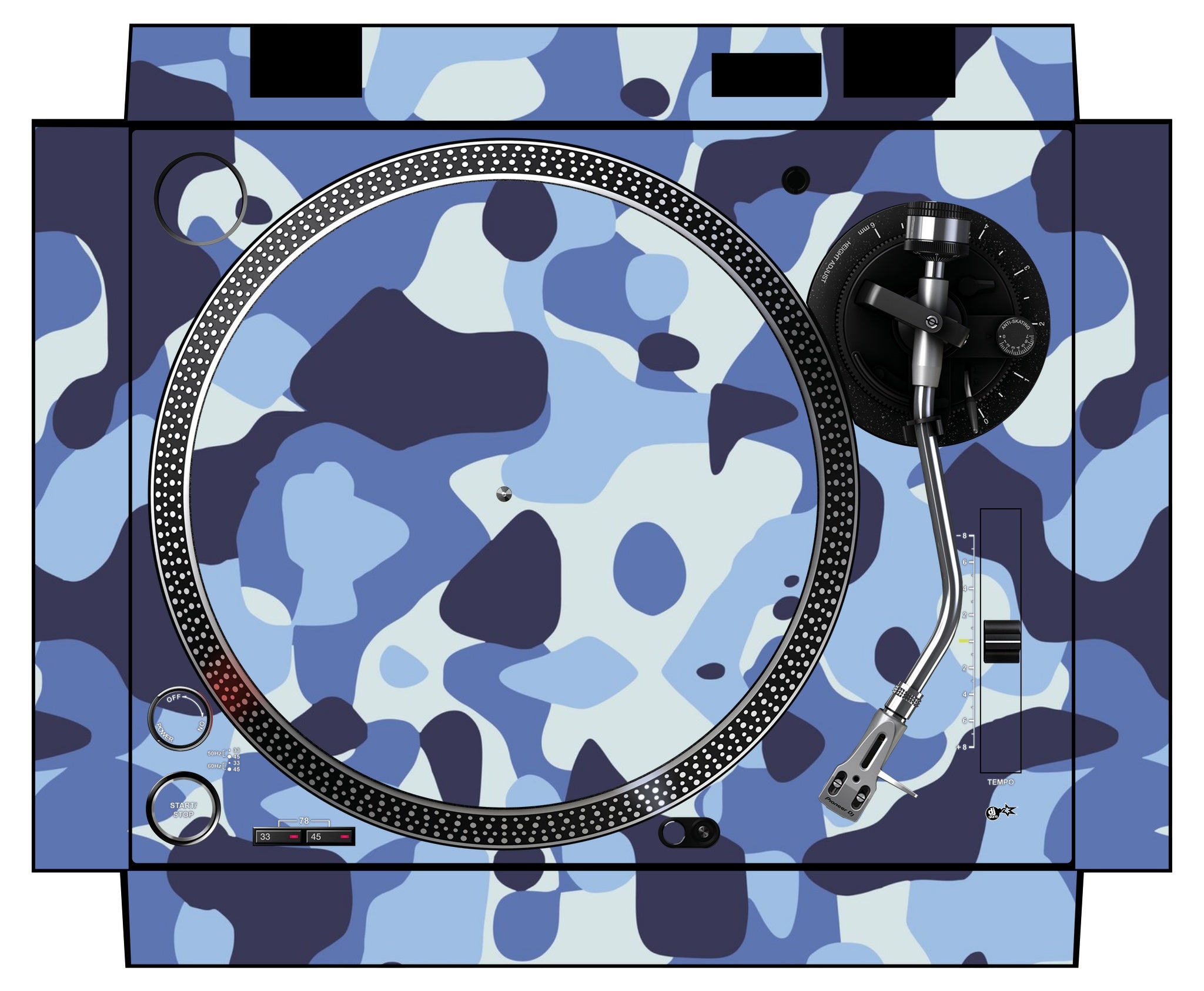 Pioneer DJ PLX 500 Skin Camo Navy