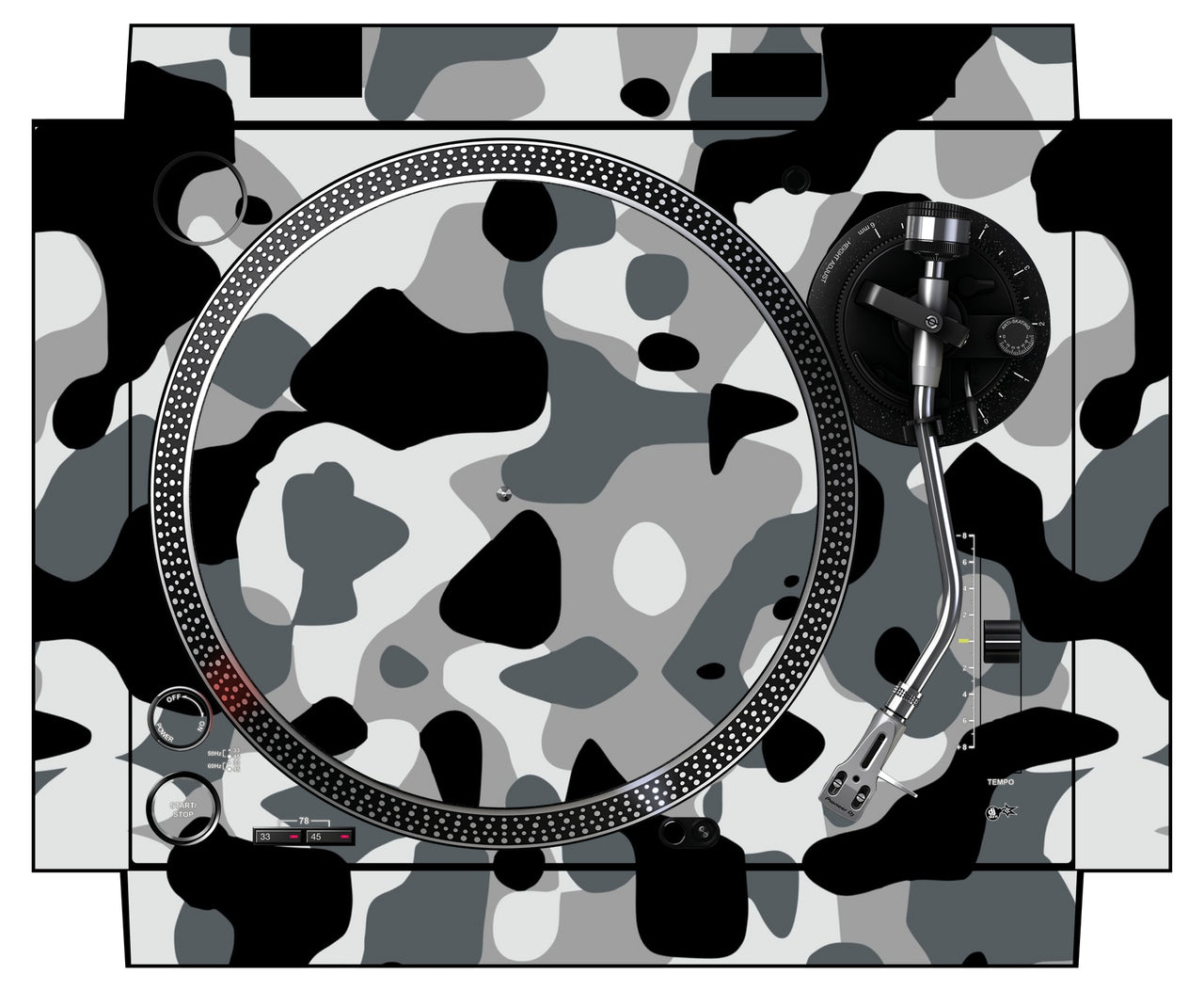 Pioneer DJ PLX 500 Skin Camo Snow
