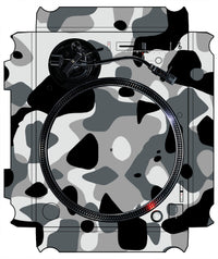 Technics 1200 / 1210 MK7 VERTICAL Skin Camo Snow