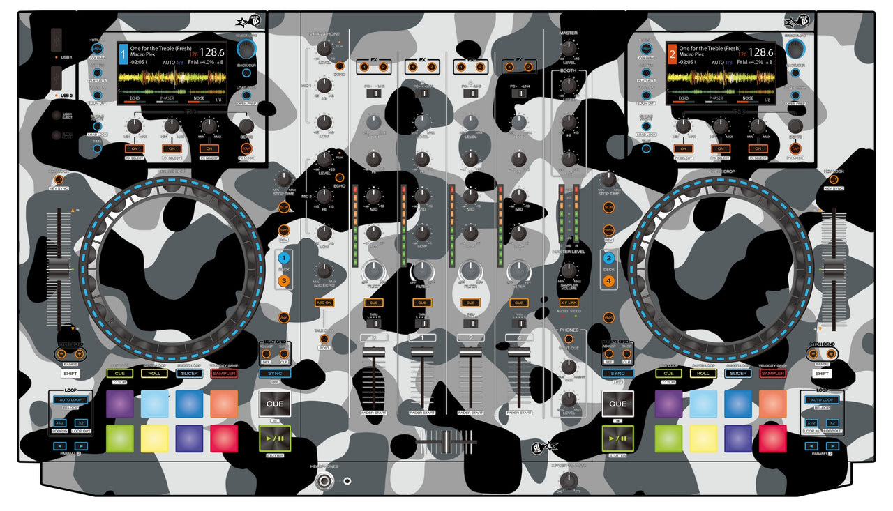 Denon DJ MCX 8000 Skin Camo Snow