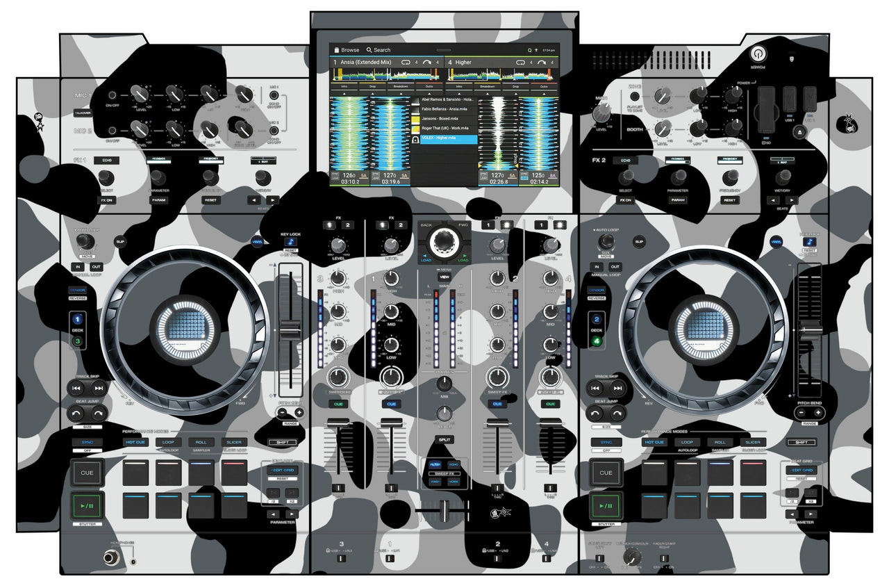 Denon DJ PRIME 4+ Skin Camo Snow