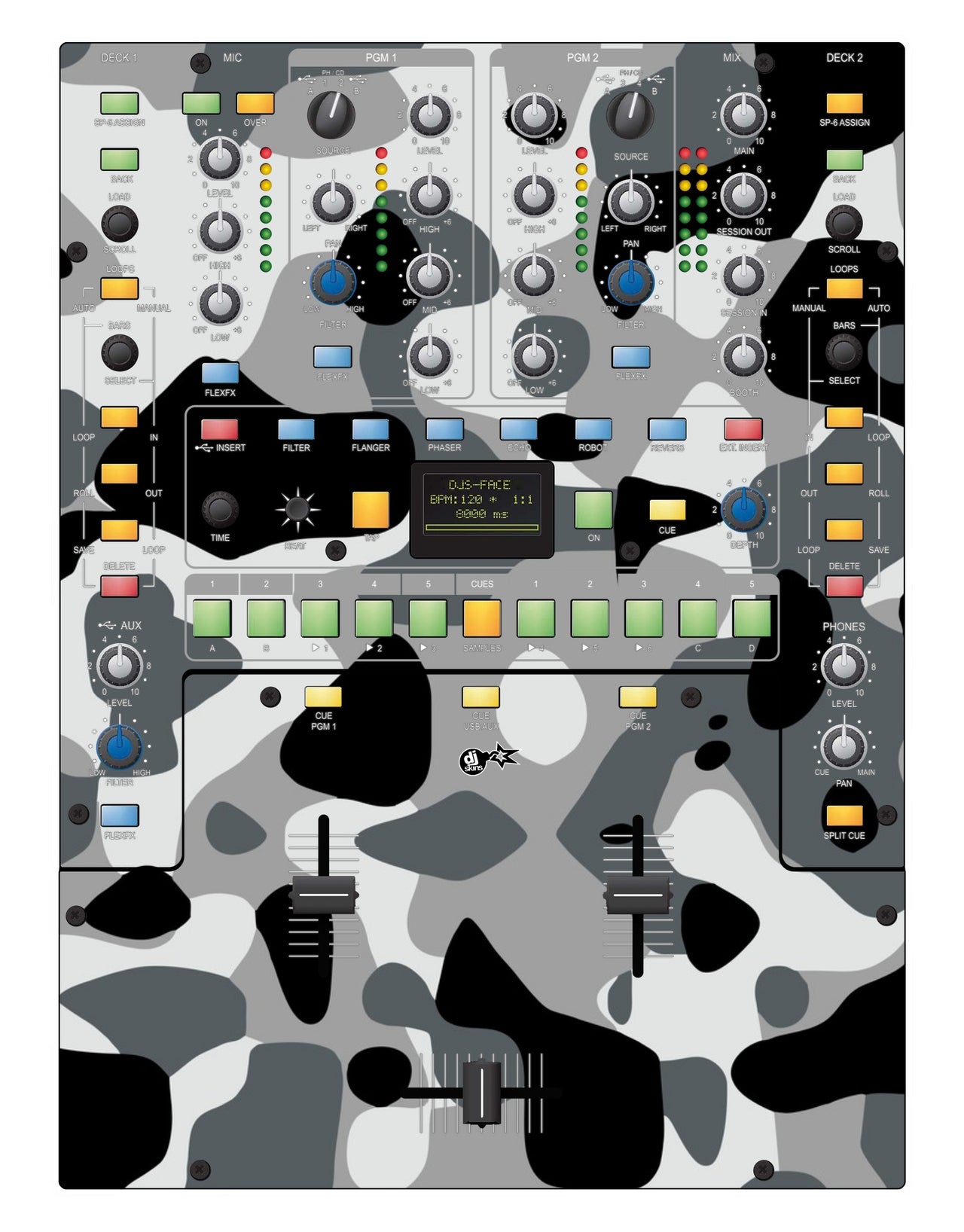 Rane 62 Skin Camo Snow