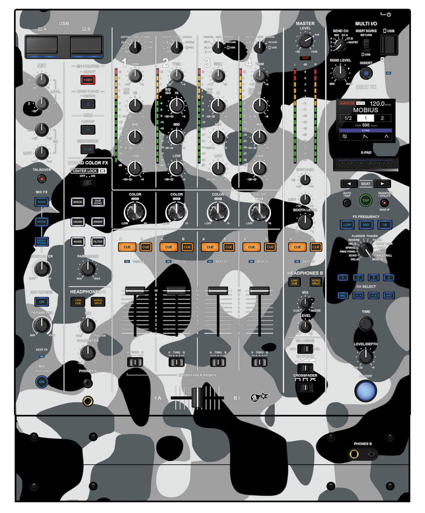 Pioneer DJ DJM A9 Skin Camo Snow