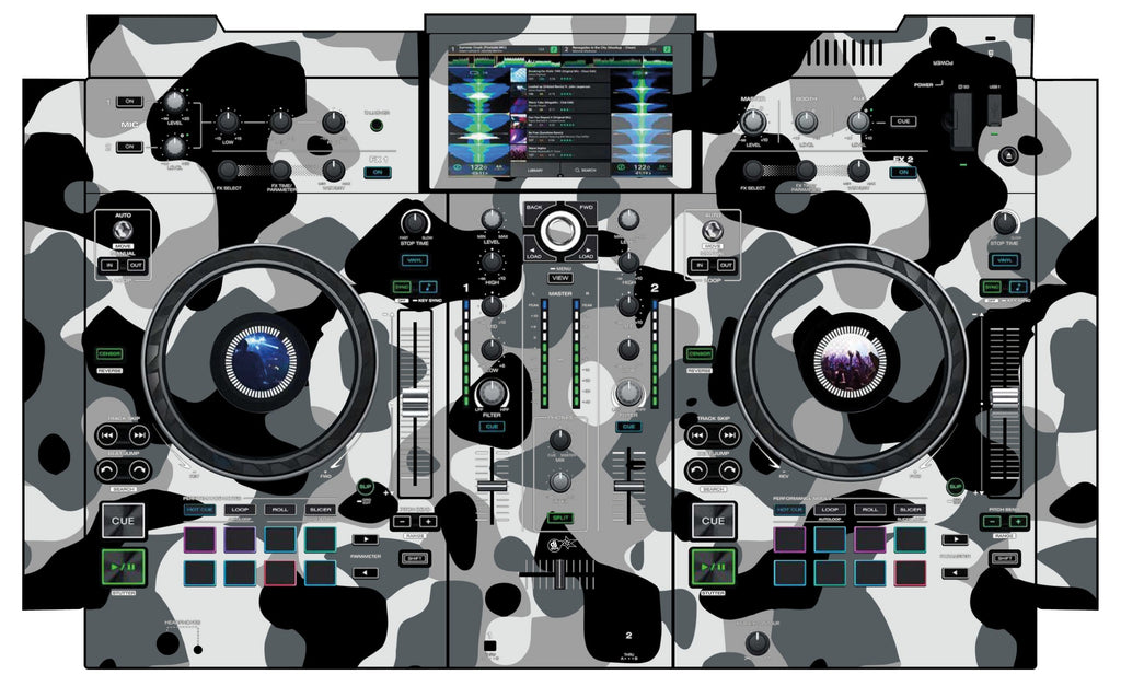 Denon DJ PRIME 2 Skin Camo Snow