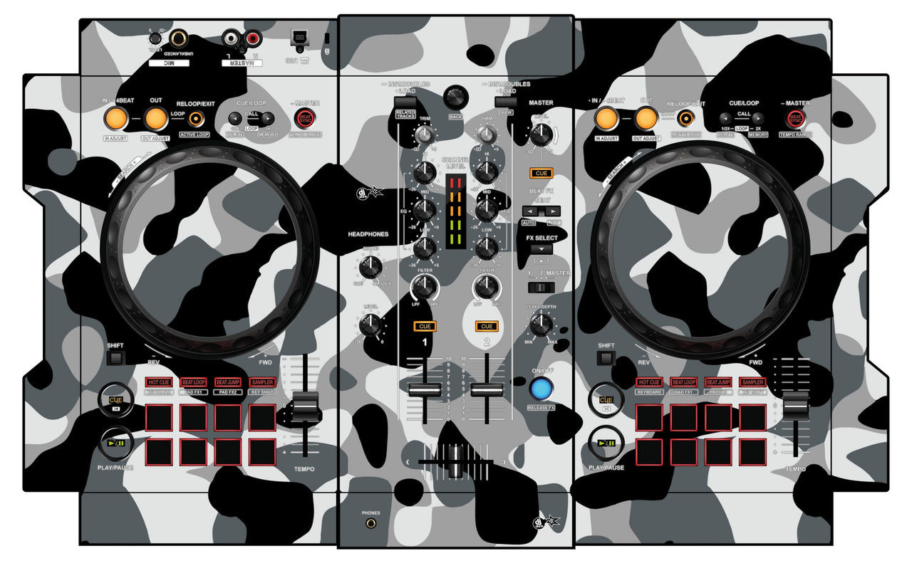 Pioneer DJ DDJ 400 Skin Camo Snow