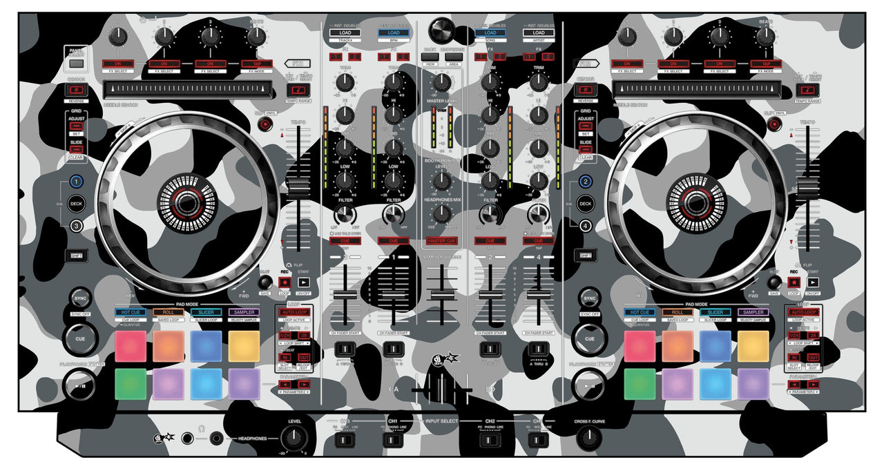 Pioneer DJ DDJ SX 2 Skin Camo Snow