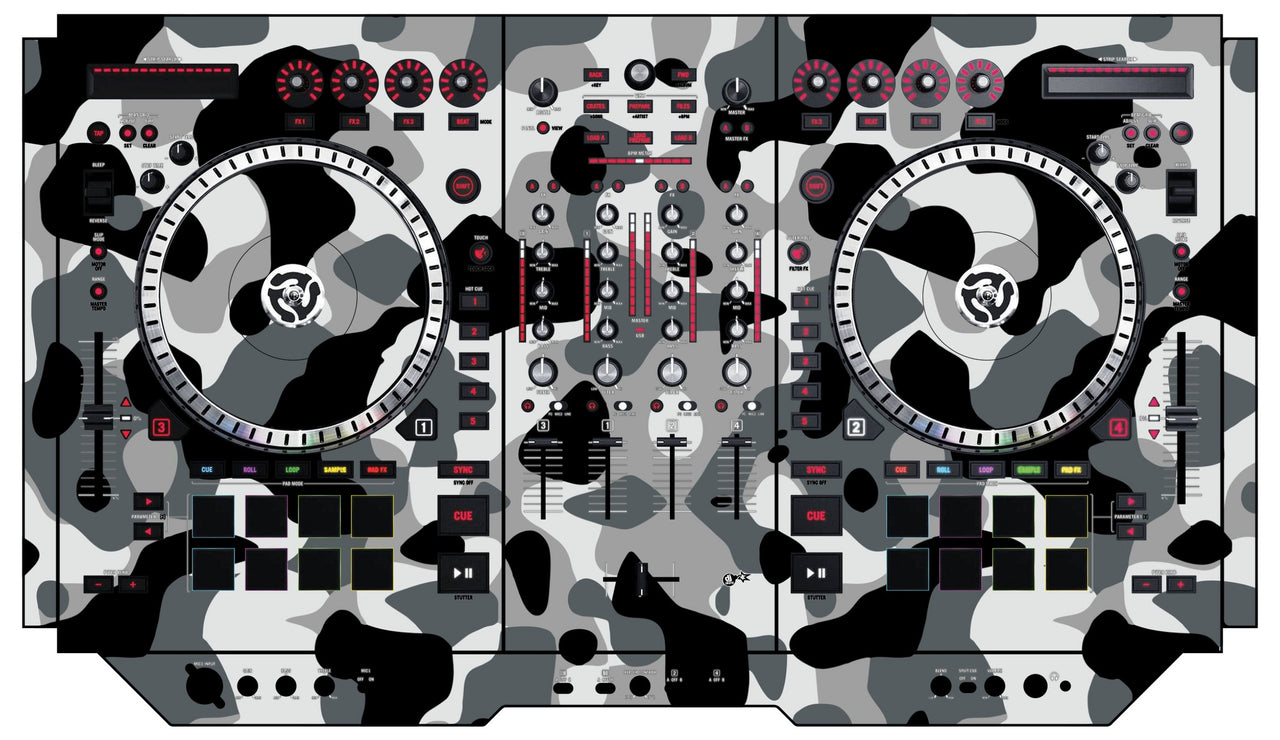 Numark NS 7 II Skin Camo Snow