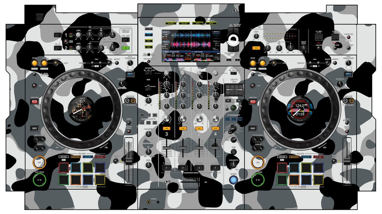 Pioneer DJ XDJ XZ Skin Camo Snow