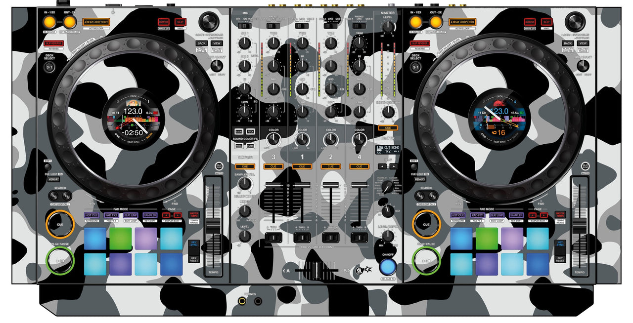 Pioneer DJ DDJ 1000 Skin Camo Snow