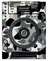 Pioneer DJ CDJ 850 Skin Camo Snow