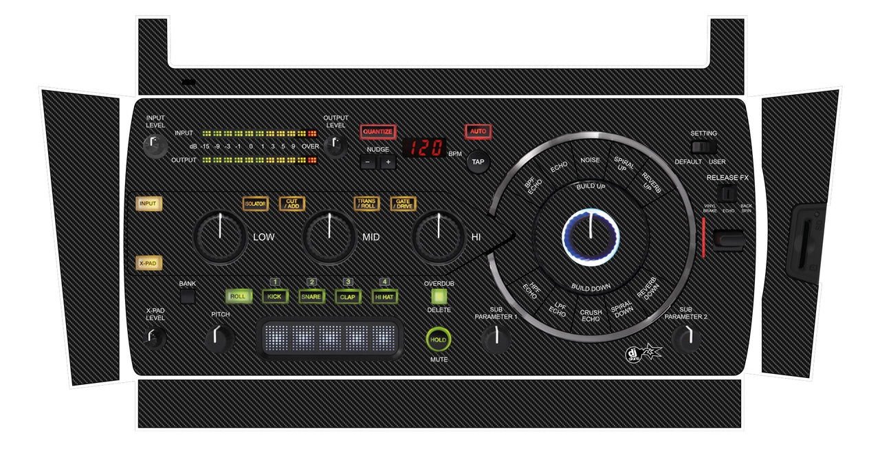 Pioneer DJ RMX 1000 Skin Carbon