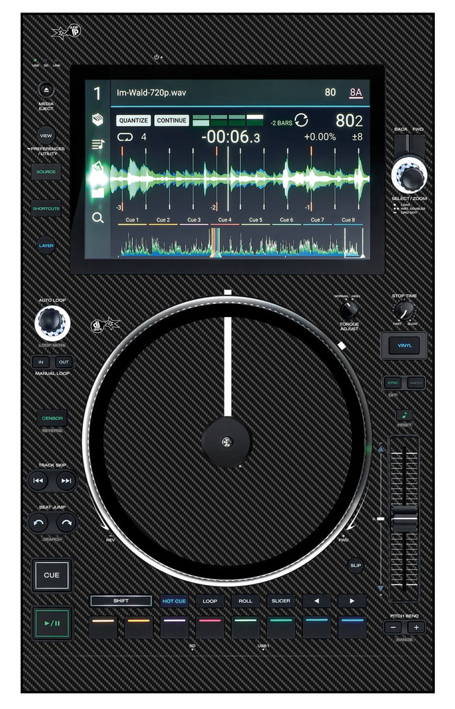 Denon DJ SC 6000 M Skin Carbon