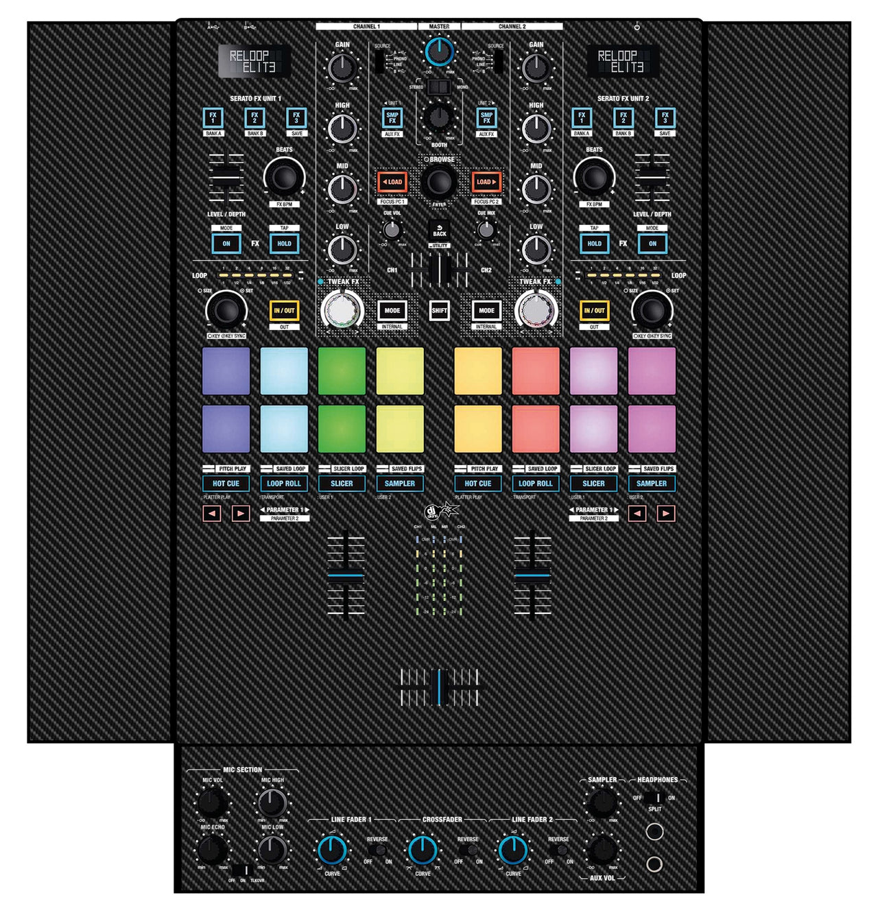 Reloop Elite Skin Carbon