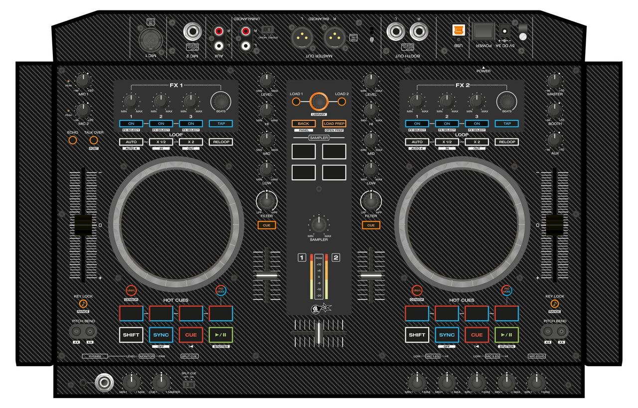 Denon DJ MC 4000 Skin Carbon