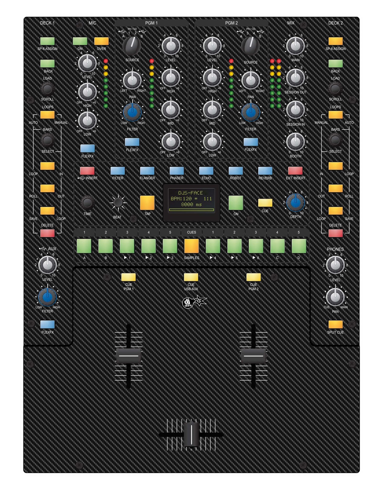 Rane 62 Skin Carbon