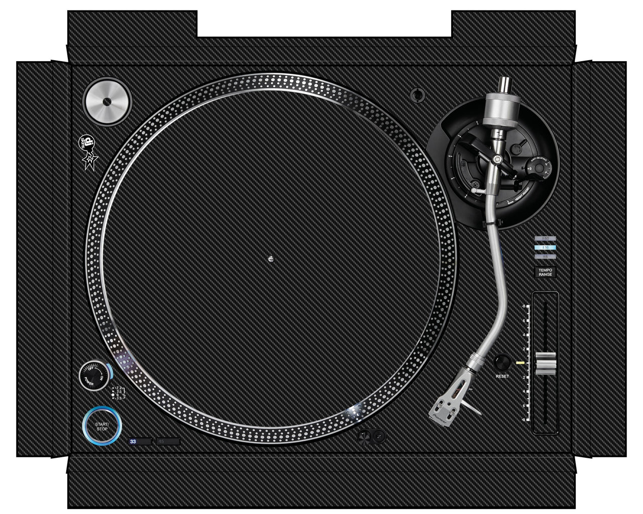 Pioneer DJ PLX 1000 Skin Carbon