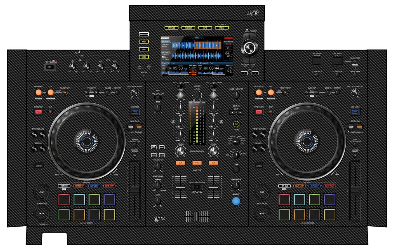 Pioneer DJ XDJ RX 2 Skin Carbon